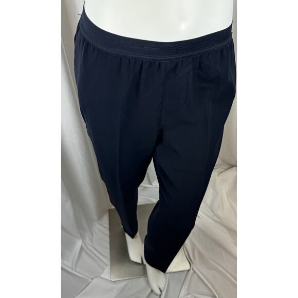 Ann Taylor Elastic Waist Dress Trousers Navy Blue 8 Professional 55-05 - Picture 14 of 16